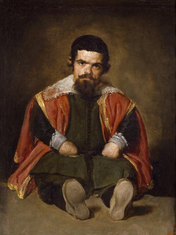Diego Velazquez A Dwarf Sitting on the Floor (Don Sebastian de Morra) (df01) oil painting image